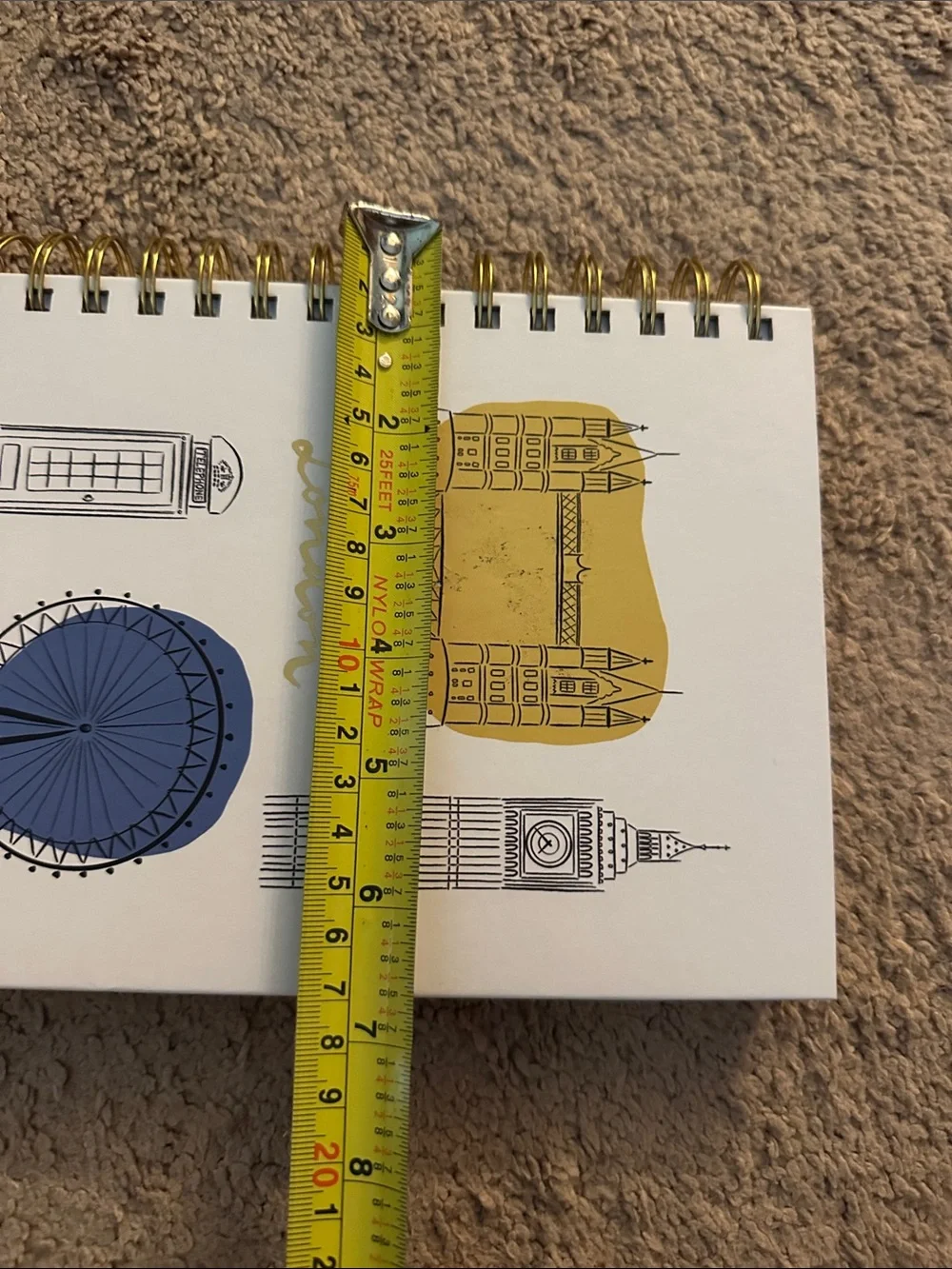 LONDON Spiral Notebook